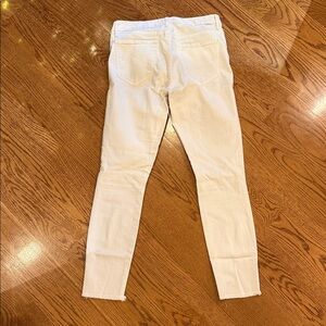 MOTHER Women's Cream Skinny Jeans